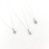 Dahlia Mini Rhinestone Pendant Necklace - MTT Collective