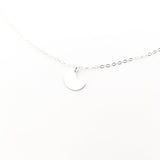 Dainty Moon Necklace | Silver - MTT Collective