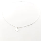 Dainty Moon Necklace | Silver - MTT Collective