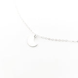 Dainty Moon Necklace | Silver - MTT Collective