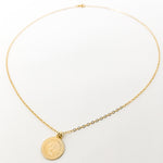 Daphne Mini Double - Sided Queen Elizabeth Coin Necklace | Gold - MTT Collective