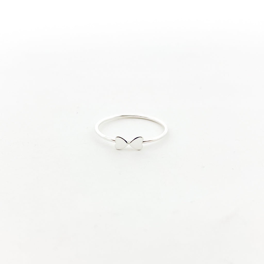 Double Heart Ring | Silver - MTT Collective