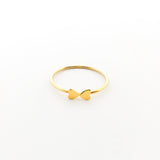 Double Heart Stacking Ring | Gold - MTT Collective