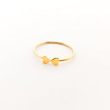 Double Heart Stacking Ring | Gold - MTT Collective