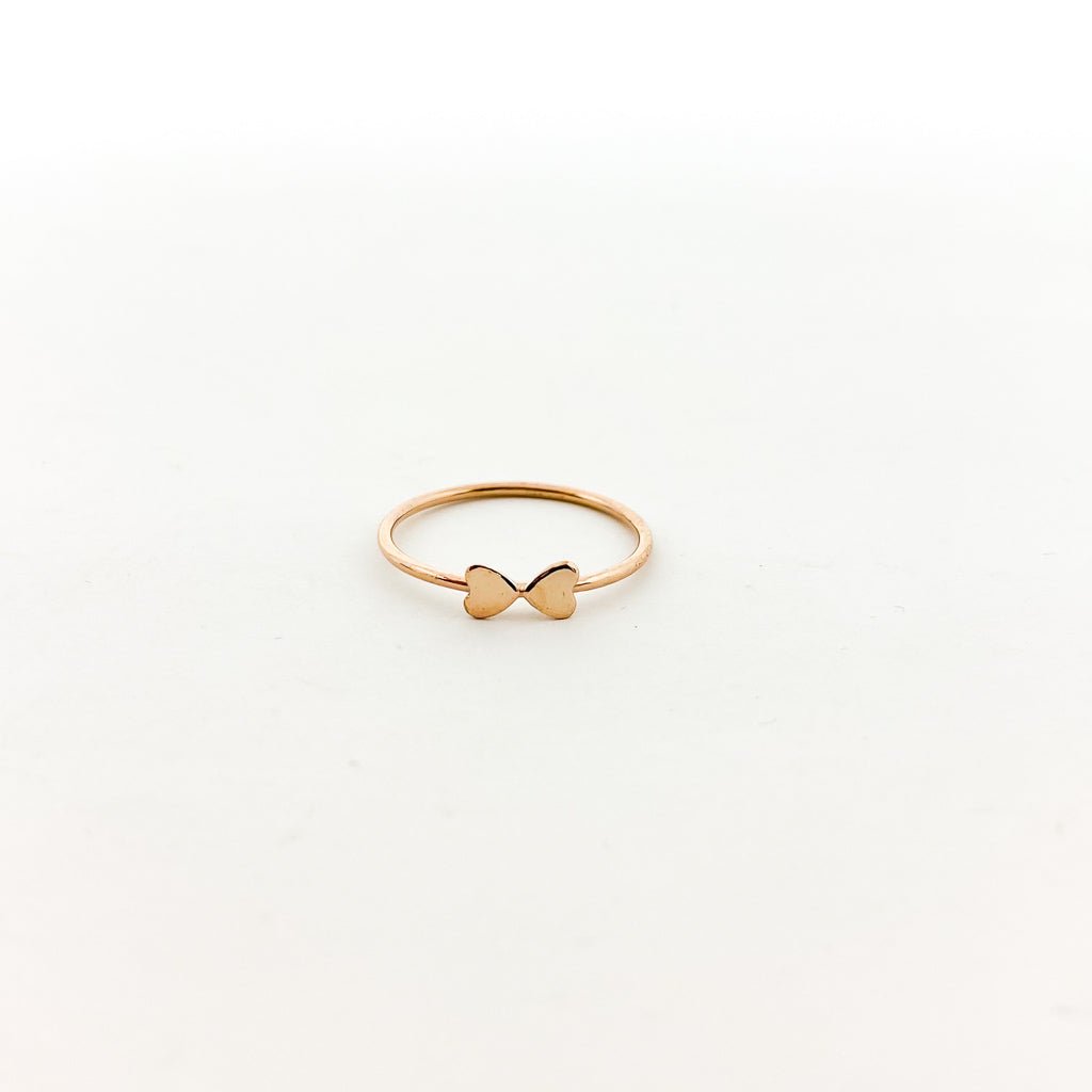 Double Heart Stacking Ring | Rose Gold - MTT Collective