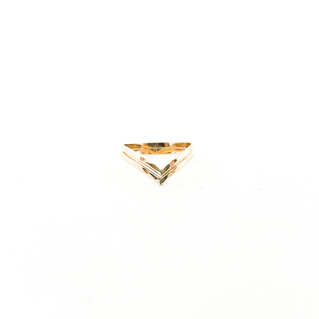 Double V Ring | Gold - MTT Collective