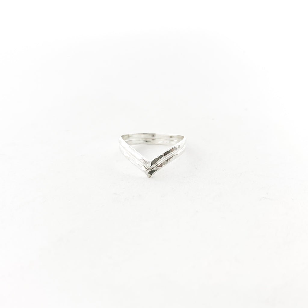 Double V Ring | Silver - MTT Collective