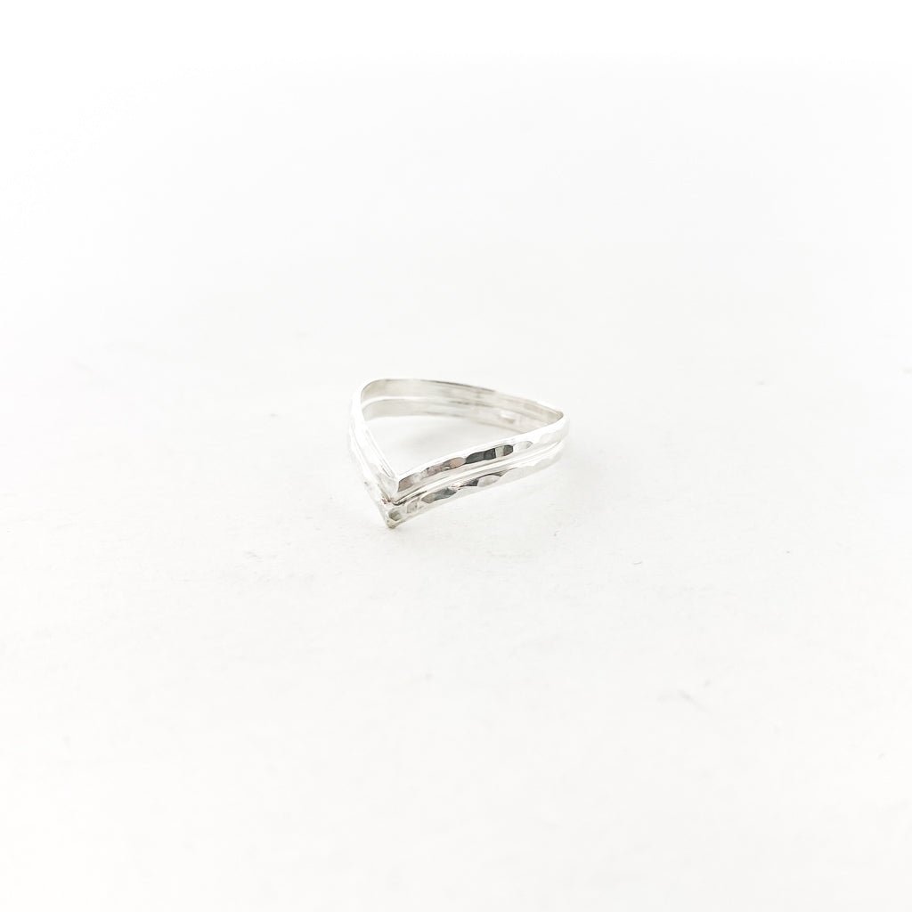 Double V Ring | Silver - MTT Collective