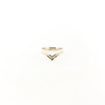 Double V Ring | Silver & Gold - MTT Collective