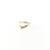 Double V Ring | Silver & Gold - MTT Collective