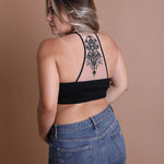 Tattoo Mesh Racerback Bralette - MTT Collective