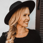 Eden Brushed Diamond Pattern Earrings - MTT Collective