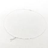 Eleanor Awareness Ribbon Necklace | Silver - MTT Collective