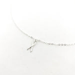 Eleanor Awareness Ribbon Necklace | Silver - MTT Collective