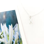 Eleanor Awareness Ribbon Necklace | Silver - MTT Collective