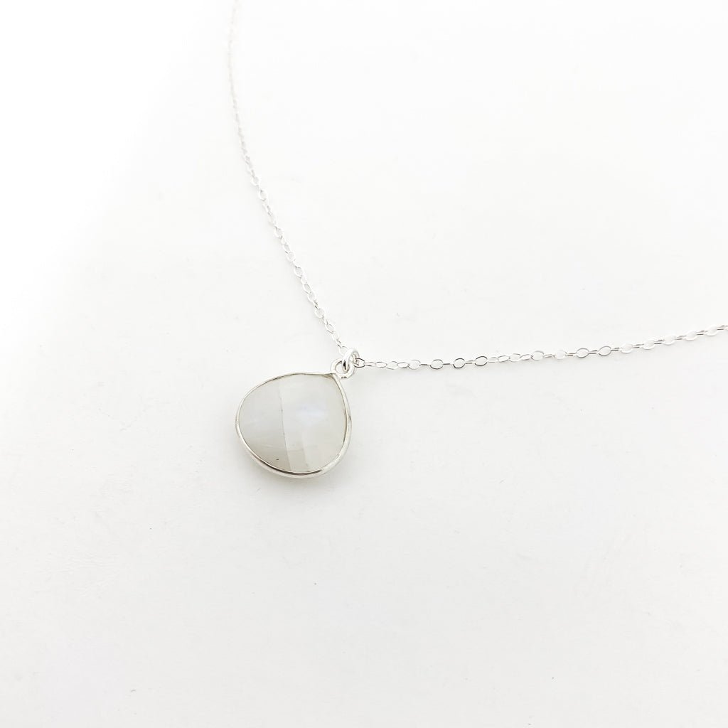 Eliana Drop Moonstone Necklace - MTT Collective