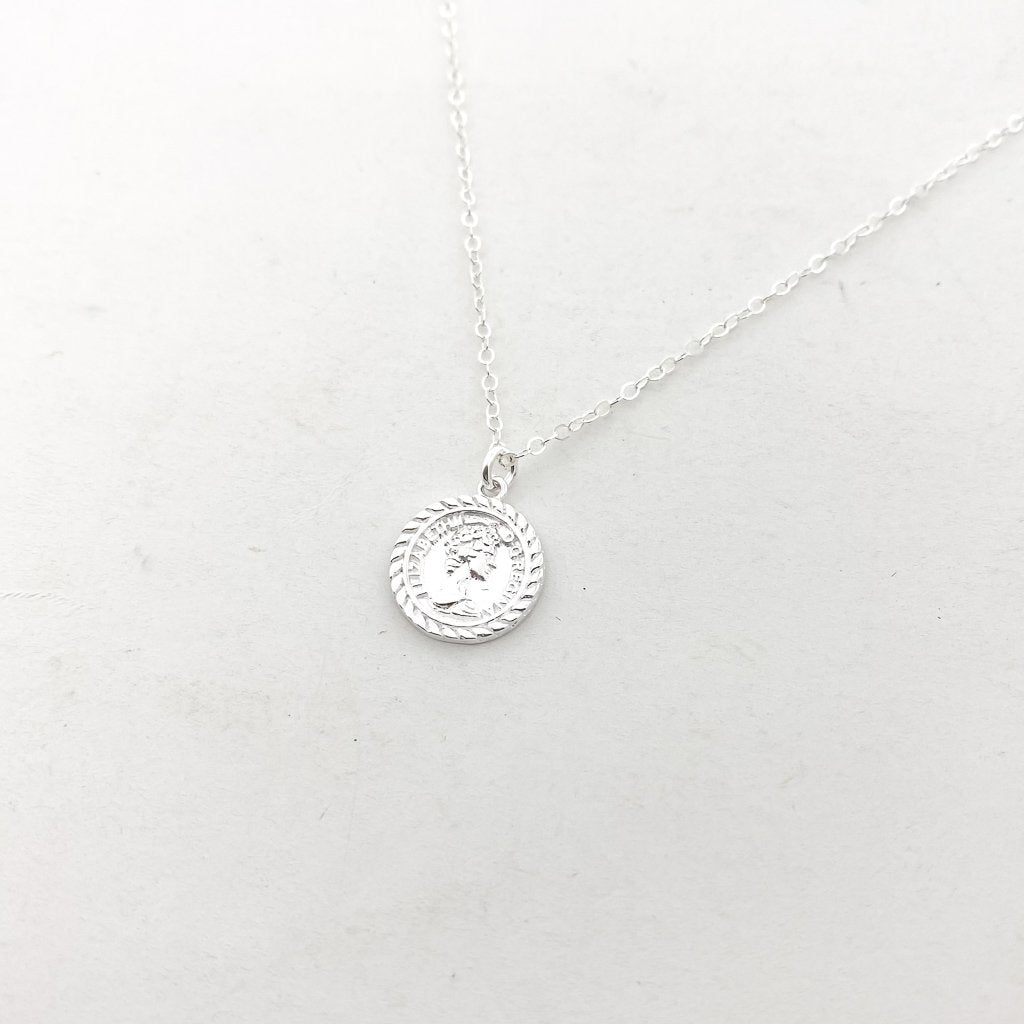Elizabeth Mini Coin Necklace Set | Silver - MTT Collective