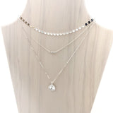 Elizabeth Mini Coin Necklace Set | Silver - MTT Collective