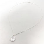 Elizabeth Mini Coin Necklace | Silver - MTT Collective