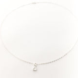 Everly Hanging Cubic Zirconia Necklace | Silver - MTT Collective