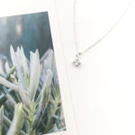Everly Hanging Cubic Zirconia Necklace | Silver - MTT Collective