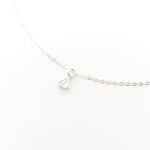 Everly Hanging Cubic Zirconia Necklace | Silver - MTT Collective