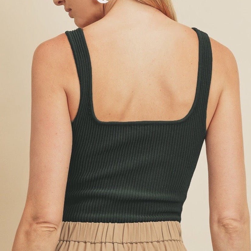 Fair And Square Knit Tank Top - MTT Collective
