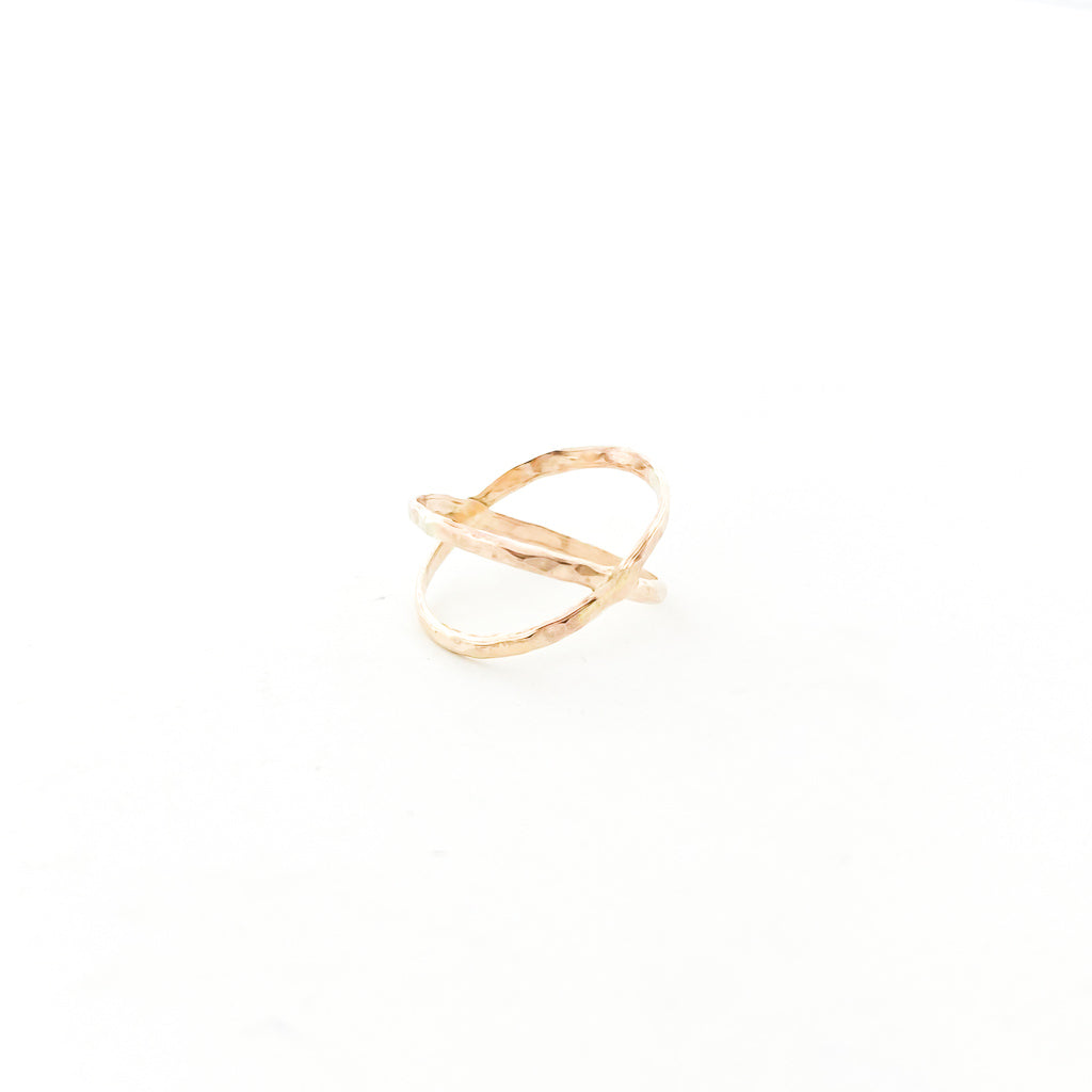 X AXIS RING | 14K GOLD-FILLED | SIZE OPTIONS - MTT Collective