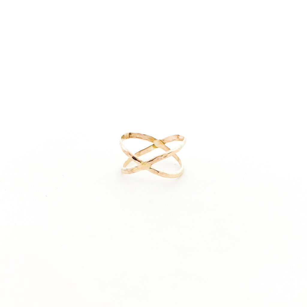 X AXIS RING | 14K GOLD-FILLED | SIZE OPTIONS - MTT Collective
