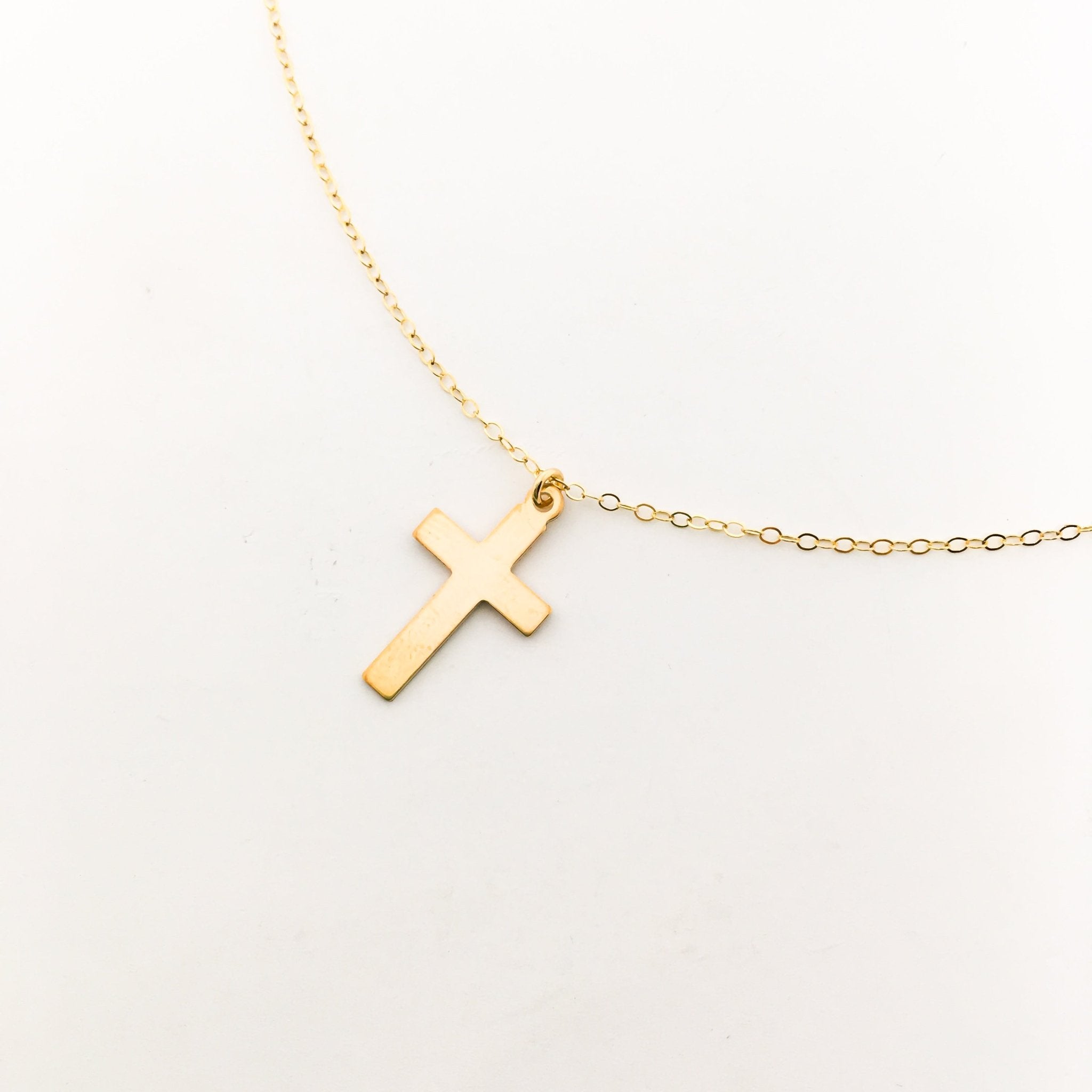 Faith Smooth Cross Necklace - MTT Collective
