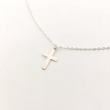Faith Smooth Cross Necklace - MTT Collective