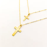 Faith Smooth Cross Necklace - MTT Collective