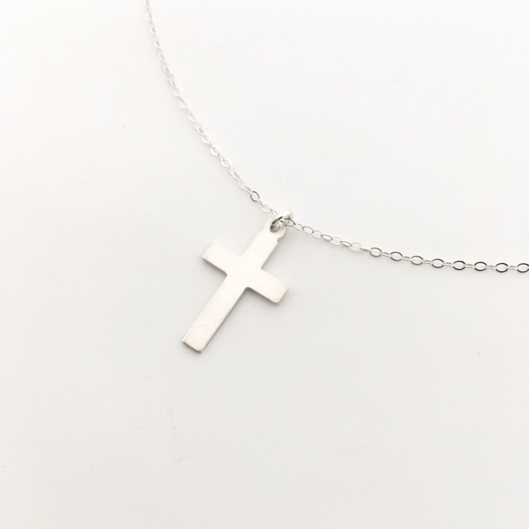 Faith Smooth Cross Necklace - MTT Collective