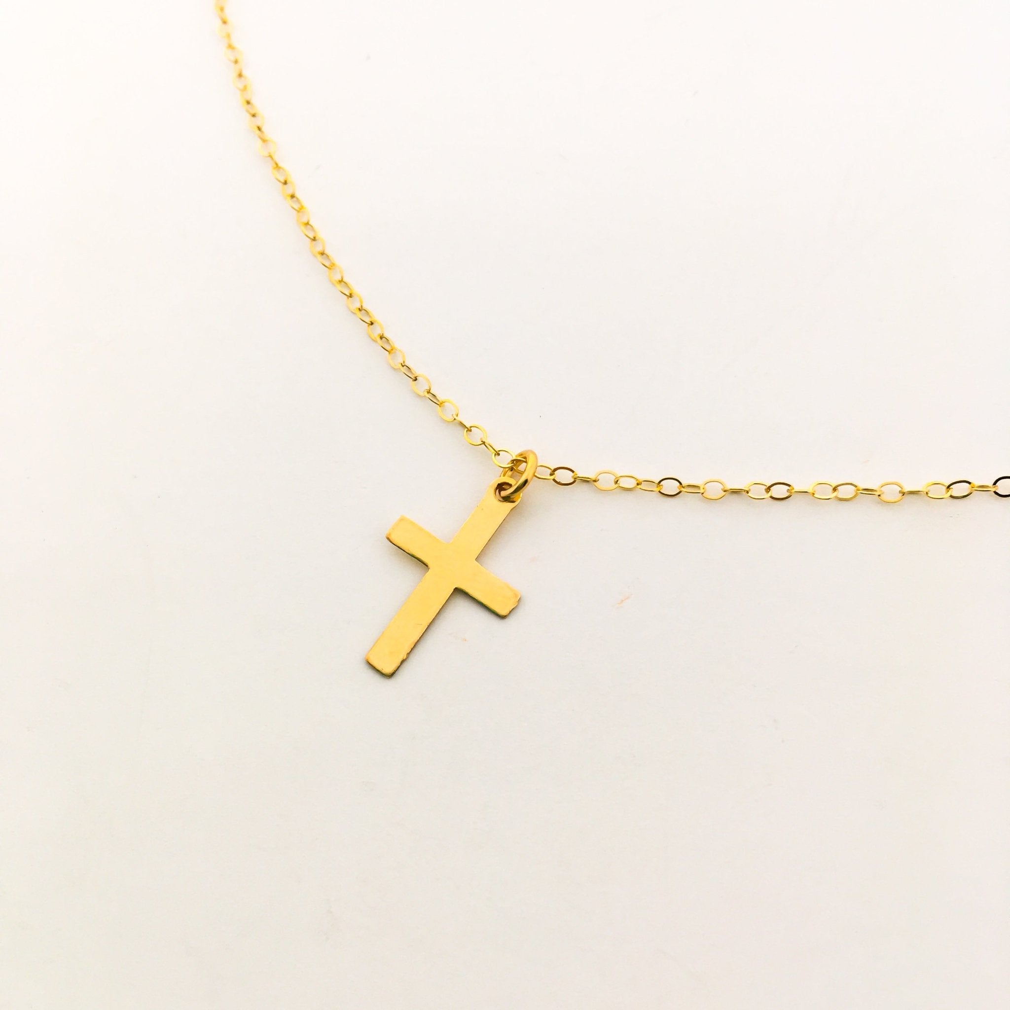 Faith Smooth Cross Necklace - MTT Collective
