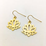 Faye Mini Lotus Earrings - MTT Collective