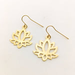 Faye Mini Lotus Earrings - MTT Collective