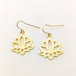 Faye Mini Lotus Earrings - MTT Collective