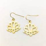 Faye Mini Lotus Earrings - MTT Collective