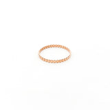 Flat Beaded Ring | Rose Gold - MTT Collective