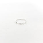 Flat Beaded Ring | Silver - MTT Collective