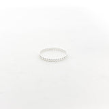 Flat Beaded Ring | Silver - MTT Collective