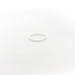 Flat Beaded Ring | Silver - MTT Collective