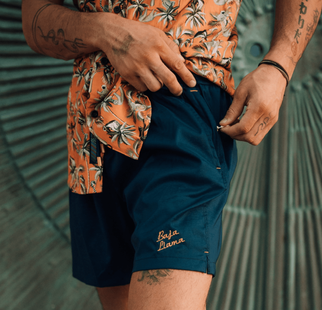 Fort Knox Navy Swimshorts - MTT Collective