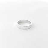 Impressions Hammered Wide Ring| Silver