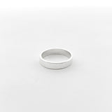Impressions Hammered Wide Ring| Silver
