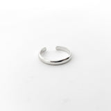 Streamline Adjustable Toe Ring | Silver