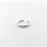 Streamline Adjustable Toe Ring | Silver - MTT Collective