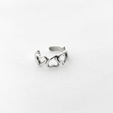 String Of Hearts Toe Ring | Silver - MTT Collective