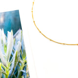 14K GOLD-FILLED SATELLITE CHAIN NECKLACE