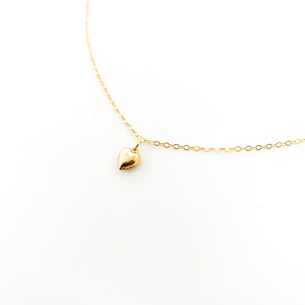 Brielle Dainty Heart Necklace | Gold - MTT Collective